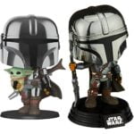 Pop! Star Wars: The Mandalorian - 10 Inch Chrome Mandalorian with The Child Vinyl Action Figure & Pop! Star Wars: The Mandalorian - Mandalorian (Chrome), Amazon Exclusive, Multicolor Pop! Star Wars: The Mandalorian - 10 Inch Chrome Mandalorian with The Child Vinyl Action Figure & Pop! Star Wars: The Mandalorian - Mandalorian (Chrome), Amazon Exclusive, Multicolor
