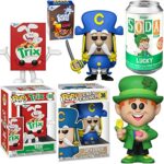 Crunch Luck Rabbit Pop! Ad Icons Morning Figure Charms Lucky Leprechaun Soda Can Bundled with Captain with Cap'n Sword + Trix Character + Mini Box Puzzle 4 Items Crunch Luck Rabbit Pop! Ad Icons Morning Figure Charms Lucky Leprechaun Soda Can Bundled with Captain with Cap'n Sword + Trix Character + Mini Box Puzzle 4 Items