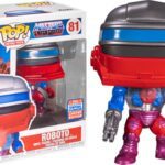 Funko Pop Retro Toys #81 Masters of The Universe Roboto Vinyl Figure Summer 2021 Virtual Funkon Exclusive