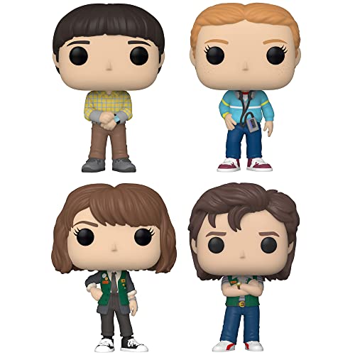 Funko Pop! TV: Stranger Things Season 4 Collectors Set - 4 Figure Set: Will, Max, Robin, Steve