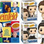 The Standup Legend Jerry Seinfeld Funko Pop! Television Bundle: Jerry (Puffy Shirt) 1088/ Kramer Exclusive (Underwear) 1090/ Seinfeld The Party Game About Nothing (Funko Games) 3 Items