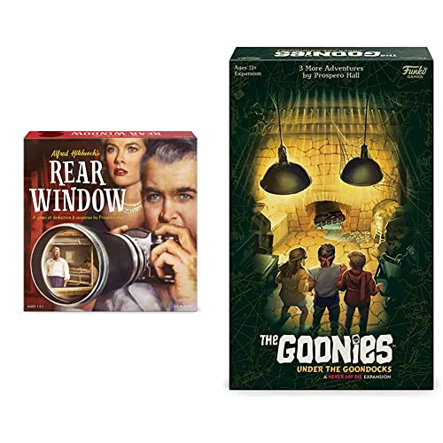 Funko Rear Window Game & The Goonies Under The Goondocks: A Never Say Die Expansion Game