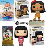 Park Pop! It's A Small World Figure Boat Attraction Bundled with Disney Parks Ride Japan Character + United States Hula Girl + Theme Gold Book + Mickey Mouse Friends Cards + D Icon 5-Items