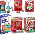 Tart Rabbit Pop! Bird Ad Icons Cartoon Toucan Sam Box Figure Froot Loops Bundled with Trix + Captain Crunch Pocket Hanger Character + Morning Card Game 4 Items Tart Rabbit Pop! Bird Ad Icons Cartoon Toucan Sam Box Figure Froot Loops Bundled with Trix + Captain Crunch Pocket Hanger Character + Morning Card Game 4 Items