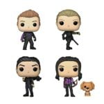 Funko Pop! Marvel Hawkeye Set of 4 - Hawkeye, Yelena, Maya Lopez and Kate with Lucky The Pizza Dog