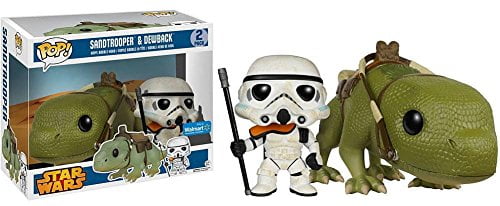 Funko Pop Vinyl Bobblehead, Star Wars Sandtrooper & Dewback Collectible Set