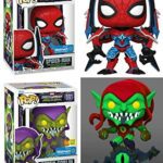 Chasing Robotic Monsters Funko Pop! Marvel Bundle: Mech Strike Monster Hunters Exclusives GITD Green Goblin 991+ Spider-Man 997 (2 POPS!)