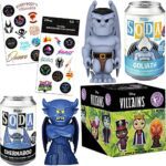 Gargoyles Demons Villains Figure Character Exclusive Soda Bundled with Mini Blind Box Disney Villains Wicked + Fantasia Demon + Goliath Sticker Evil Pack 4 Items