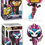 See Her in Wakanda Forever/ Iron Man Protege Marvel Funko Pop Figure Bundle: Pop! Marvel Venomized Ironheart 842 Exclusive + Marvel Ironheart 687 Exclusive (2 Pcs)