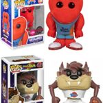 No Jordan? No Lebron? No Problem! Funko Pop! Space Jam Bundle: Funko Pop! Space Jam Taz 414 + Space Jam 2 A New Legacy Pop! Vinyl Figure Gossamer Flocked Exclusive 1186 (2 Pops!)