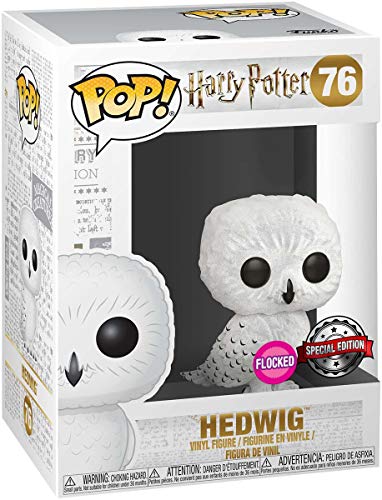 Funko Pop Movies: Harry Potter - Flocked Hedwig Collectible Figure, Multicolor