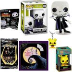 Frights in Nightmare Town Jack Before Christmas Vampire Jack Skellington Pop! Figure Bundled with Zero Mini Backpack Pocket Hanger + Undead Collectible Pint Size Halloweentown + Book & Cards 5 Items Frights in Nightmare Town Jack Before Christmas Vampire Jack Skellington Pop! Figure Bundled with Zero Mini Backpack Pocket Hanger + Undead Collectible Pint Size Halloweentown + Book & Cards 5 Items