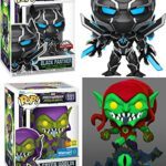 Exclusive Mech Maniacs Funko Pop! Marvel Bundle: Mech Strike Monster Hunters Exclusives GITD Green Goblin 991+ Black Panther 995 (2 POPS!)