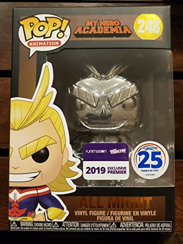 All Might Chrome Nycc Debut Premier Exclusive Funko Pop