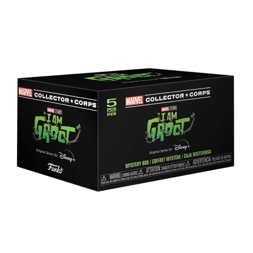 Funko Marvel Collector Corps Subscription Box, I Am Groot Disney+ Theme, XS