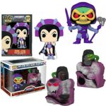 Skull Evil Masters of The Universe Funko POP! Bundle: Snake Mountain Deluxe Town Skeletor + Evil-Lyn Character Display 2 Items