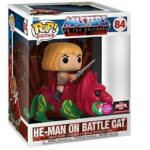 Funko Pop! Rides: Deluxe Master's of The Universe - He Man on Battle Cat (Flocked) Con Exclusive Funko Pop! Rides: Deluxe Master's of The Universe - He Man on Battle Cat (Flocked) Con Exclusive
