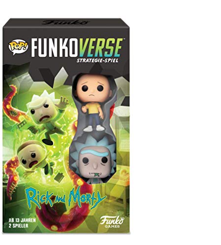 Rick & Morty Funkoverse Board Game 2 Character ExpandaloneGerman Version