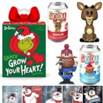 Winter Wonderland Rudolph & Frosty Figure Fun Soda Bundled with Yukon + Red-Nosed Reindeer + Snowman Stickers & Seuss Grinch Christmas Card Game 4 Items Winter Wonderland Rudolph & Frosty Figure Fun Soda Bundled with Yukon + Red-Nosed Reindeer + Snowman Stickers & Seuss Grinch Christmas Card Game 4 Items