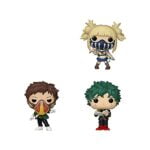 Funko Animation: POP! My Hero Academia Collectors Set - Himiko Toga w/ Face Cover, Kai Chisaki(Overhaul), Deku Middle School Uniform Funko Animation: POP! My Hero Academia Collectors Set - Himiko Toga w/ Face Cover, Kai Chisaki(Overhaul), Deku Middle School Uniform