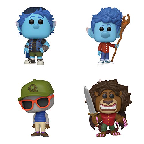 Funko Disney: POP! Onward Collectors Set - Barley Lightfoot, Ian Lightfoot, Wilden Lightfood, Manticore