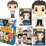 It's All About Nothing: Seinfeld Funko Pop! Display Character Figure Bundled with Jerry & Cosmo Kramer Enamel Big Pin Set + Party TV Card Game + Blind Bag 3D Hanger 4 Items It's All About Nothing: Seinfeld Funko Pop! Display Character Figure Bundled with Jerry & Cosmo Kramer Enamel Big Pin Set + Party TV Card Game + Blind Bag 3D Hanger 4 Items