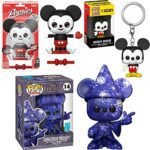 Blue Star Mickey Figure Disney Sorcerer Fantasia Artist Pop! Characters Star Artist Series Art 80'th Fantasy Anniversary Bundled with Classic Pocket Hanger + Popsie Mouse 3-Items Blue Star Mickey Figure Disney Sorcerer Fantasia Artist Pop! Characters Star Artist Series Art 80'th Fantasy Anniversary Bundled with Classic Pocket Hanger + Popsie Mouse 3-Items
