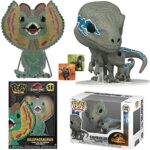 Blue Jurassic World Dino & Beta Pop! Figure Jungle Creature Bundled with Dinosaur Display Character Special Edition + Adventure Stickers T-Rex 2 Items Blue Jurassic World Dino & Beta Pop! Figure Jungle Creature Bundled with Dinosaur Display Character Special Edition + Adventure Stickers T-Rex 2 Items