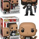 Ready to Enter That Squared Circle? WWE Funko Pop! Bundle: Roman Reigns Exclusive 98 + The Rock (Dwayne Johnson) EE Exclusive 25 Year Anniversary 91 (2 Figures)