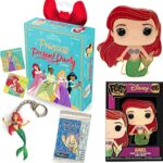 Big Ariel Little Disney Figure Display Pop! Big Pin Bundled with Princess Magic Card Game + Classic Character Little Mermaid Cartoon Mini Figure Hanger + Snow White Trading Pack 4-Items Big Ariel Little Disney Figure Display Pop! Big Pin Bundled with Princess Magic Card Game + Classic Character Little Mermaid Cartoon Mini Figure Hanger + Snow White Trading Pack 4-Items