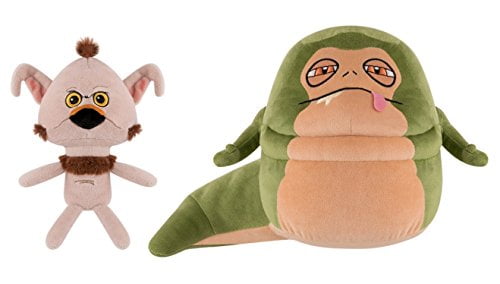 Funko Galactic Plushies Star Wars Jabba the Hutt and Salacious B. Crumb,8 inches
