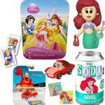 Pretty Little Mermaid Figure Exclusive Soda Disney Classic Ariel Can Bundled with Princess Playing Card Tin + Sebastian Car + Character Sticker 3 Items Pretty Little Mermaid Figure Exclusive Soda Disney Classic Ariel Can Bundled with Princess Playing Card Tin + Sebastian Car + Character Sticker 3 Items