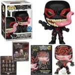 The Symbiote is Spreading Marvel Funko Spider-Man Enemy Bundle: POP! Pin Corrupted Venom 18/ Marvel Venom Mini Box/ Agent Venom Thunderbolts Exclusive 748 (3 Pcs)