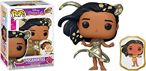 Funko POP! Ultimate Princess Collection - Pocahontas (Gold) with Pin - Shop Exclusive