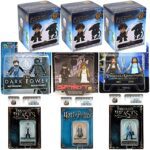 Crimes and Fantastic Wizarding Grindelwald World Mini Figure Bundle Blind Box + Harry Potter Fantasy Movie Minimates Spirit Frank Miller + Dark Tower Man in Black + Beasts / Pirates Caribbean 9 Items