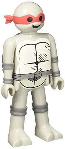 Entertainment Earth TMNT Raphael Black and White Playmobil Figure - EE Exclusive