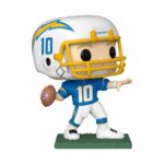 POP NFL: Chargers- Justin Herbert (Home Uniform), Multicolor, 3.75 inches
