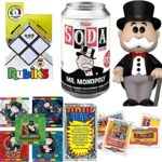 Mr. Retro Figure GO Monopoly Icon Uncle Penny Bags Soda Character Bundled with Classic Color Puzzle Cube Throw Back + Vintage Pop Toy Trading Cards & Game Sticker Pack 4 Items Mr. Retro Figure GO Monopoly Icon Uncle Penny Bags Soda Character Bundled with Classic Color Puzzle Cube Throw Back + Vintage Pop Toy Trading Cards & Game Sticker Pack 4 Items