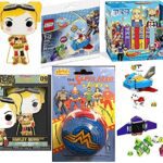Power Bombshell Action Dc Comic Pop! Hero Figure Bundled with Harley Quinn Big Display + Krypto Saves The Day Mini Blocks + Super Pez Head + Super Sack 4 Items