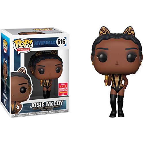 Funko Josie McCoy (2018 Summer Con Exclusive): Riverdale x POP! TV Vinyl Figure + 1 American TV Themed Trading Card Bundle [#616 / 30323]