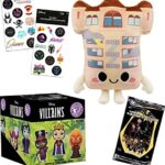 Tower Villains Figure Character Blind Box Bundled with Mini Disney Wicked Figure + Twilight Zone Terror Ride + Sticker Evil Pack + Nightmare Christmas Cards 4 Items Tower Villains Figure Character Blind Box Bundled with Mini Disney Wicked Figure + Twilight Zone Terror Ride + Sticker Evil Pack + Nightmare Christmas Cards 4 Items