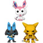 Funko Pop! Pokemon: Season 9 Collectors Set - 3 Figure Set Includes: Alakazam, Sylveon, and Lucario Funko Pop! Pokemon: Season 9 Collectors Set - 3 Figure Set Includes: Alakazam, Sylveon, and Lucario