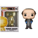 Funko Pop! TV: The Office - Customizable Chrome Dundie Award, Amazon Exclusive Collectible Vinyl Figure (52077) & Pop! TV: The Office - Kevin Malone with Chili Funko Pop! TV: The Office - Customizable Chrome Dundie Award, Amazon Exclusive Collectible Vinyl Figure (52077) & Pop! TV: The Office - Kevin Malone with Chili