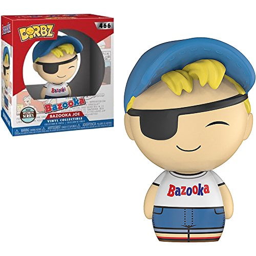 Funko Bazooka Joe (Specialty Series): Bazooka x Dorbz Vinyl Figure + 1 American Cartoon Themed Trading Card Bundle [#466/29489]