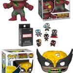 Chomp Chomp Chomp Marvel Zombies Funko Pop! Bundle: Red Hulk 790/ Wolverine 662/ Bonus Funko Marvel Venomized Pin Box 3pcs
