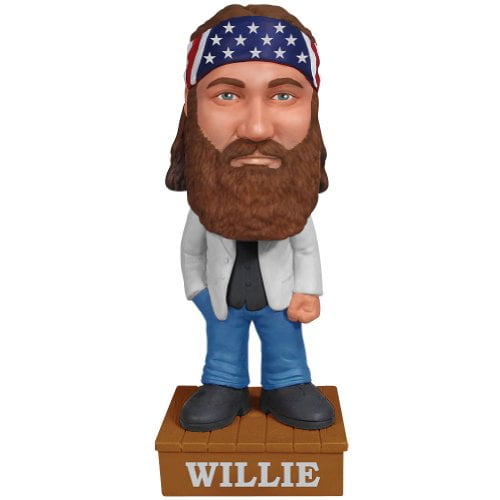 Willie Duck Dynasty Talking Bobber - Speaking Robertson Family Bobblehead