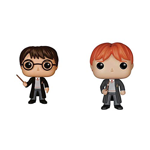 Funko POP Movies: Harry Potter Action Figure, Standard & Harry Potter Ron Weasley Action Figure, Standard, 3.75 inches