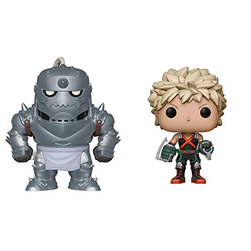 Funko Pop Animation: Full Metal Alchemistfull Metal Alchemist- Alphonse Collectible Figure, Multicolor - 30695 & POP Anime My Hero Academia Katsuki Action Figure