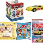 Sugar Dog Iconic Retro Figure Bundled with Mystery Minis Icons Brands & Parody Wacky Packs + Daddy Ford GT 40 Matchbox Car + Garbage GPK Kids Blind Bag 4 Items Sugar Dog Iconic Retro Figure Bundled with Mystery Minis Icons Brands & Parody Wacky Packs + Daddy Ford GT 40 Matchbox Car + Garbage GPK Kids Blind Bag 4 Items