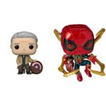 Funko Pop! Marvel: Year of The Shield - Old Man Steve, Amazon Exclusive & Pop! Marvel: Avengers Endgame - Iron Spider with Nano Gauntlet, Multicolor (45138),3.75 inches Funko Pop! Marvel: Year of The Shield - Old Man Steve, Amazon Exclusive & Pop! Marvel: Avengers Endgame - Iron Spider with Nano Gauntlet, Multicolor (45138),3.75 inches